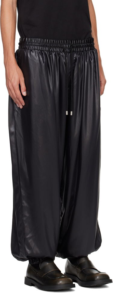 Housut ADER ERROR Black Elasticated Waistband Trousers Musta | BN01FWBT0103BK, 1