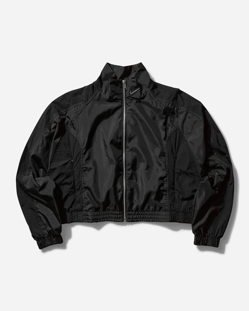 Tuulitakki Nike Woven Cropped Jacket Musta | HV6523-010