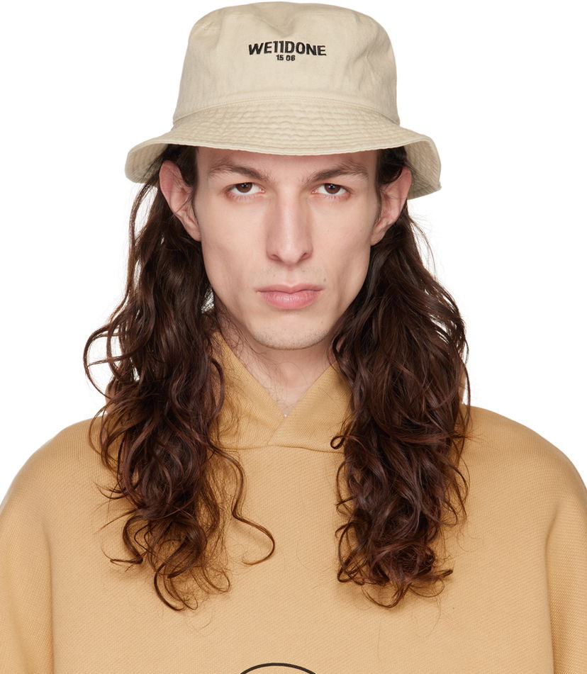 Hattu We11done We11done 1506 Bucket Hat Beige | WD-AH3-22-420-U-BG