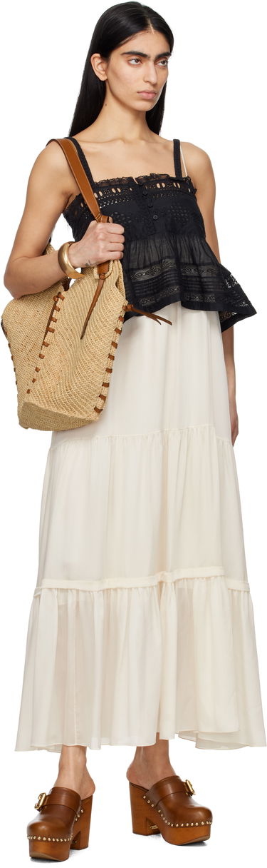 Kangaskassi ISABEL MARANT Isabel Marant Tampa Raffia Tote Beige | PM0066FA-C1X07M, 3