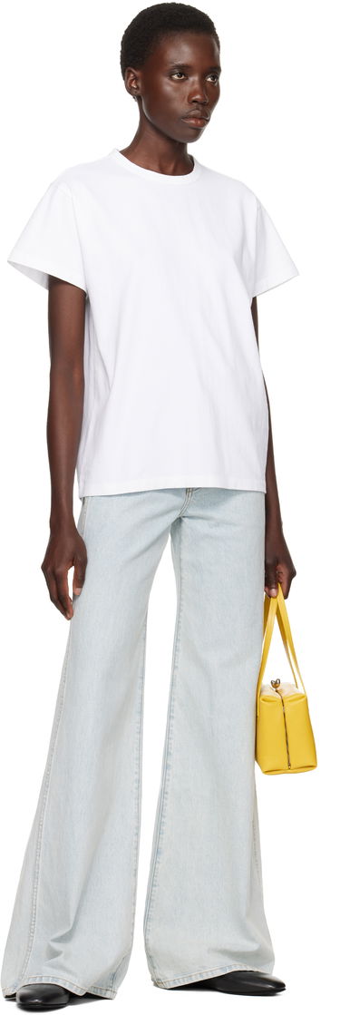T-paita Khaite KHAITE Maeve T-Shirt Valkoinen | 2386197, 3