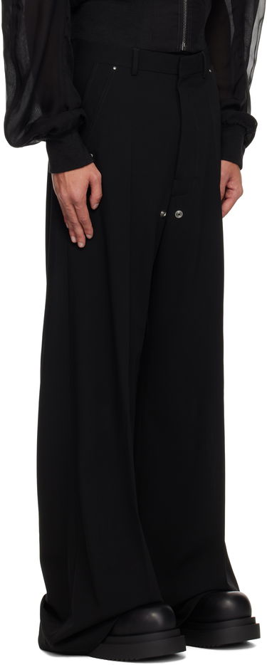 Housut Rick Owens Rick Owens Hollywood Tailored Belas Trousers Musta | RU01E5353 WLP, 1