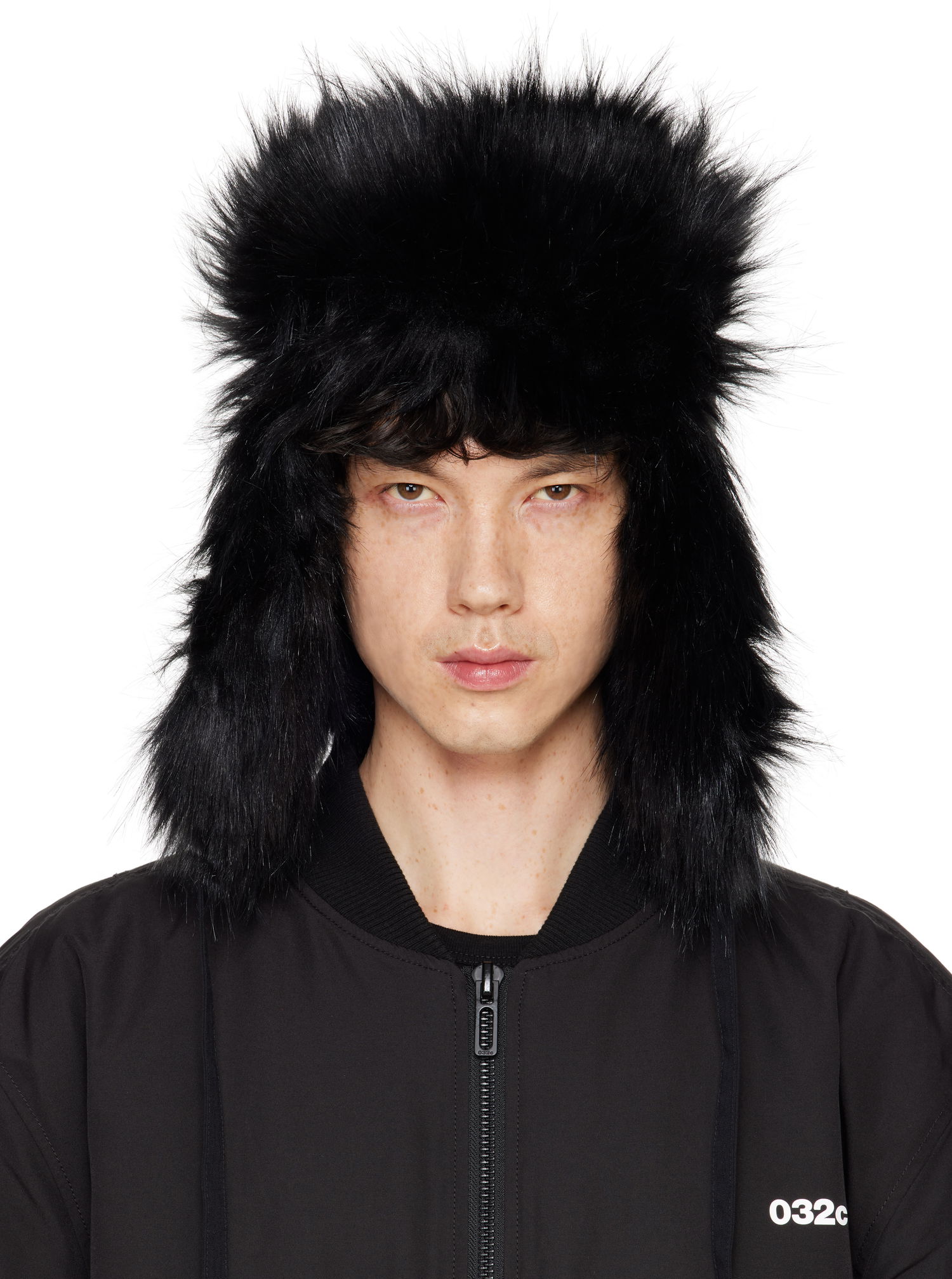 Hattu 032C Trapper Aviator Hat Musta | F24-UAW-3204-000, 0