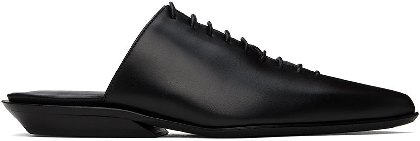 Vaatteet Ann Demeulemeester Ann Demeulemeester River Lace-Up Mules Musta | 2401-W-F22-LT011-099, 0