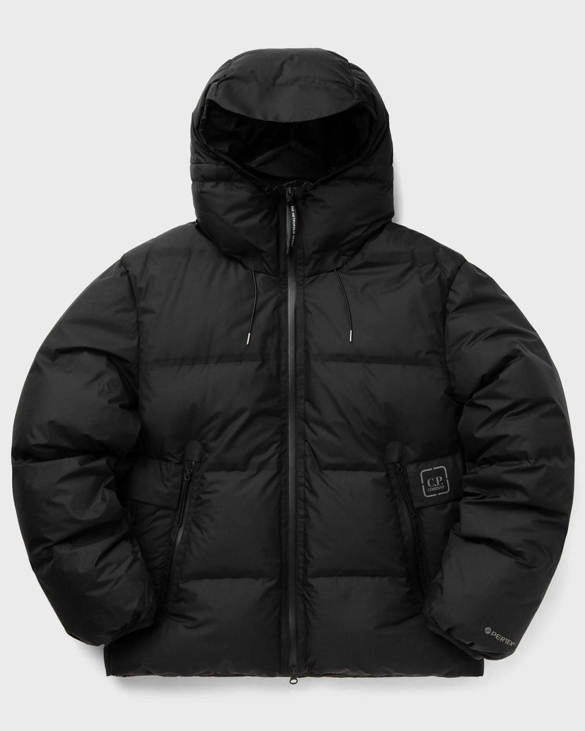 Puffer takki C.P. Company METROPOLIS SERIES PERTEX HOODED DOWN JACKET Musta | 17CLOW006A110033A-999