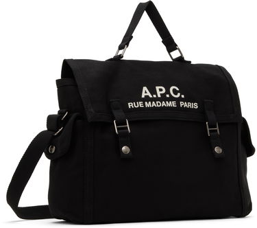 Olkalaukku A.P.C. A.P.C. Besace Recuperation Canvas Bag Musta | CODBM.H61930, 2