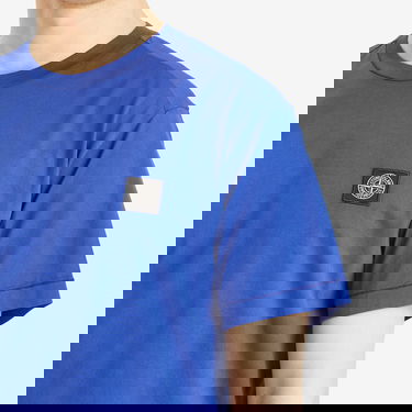 T-paita Stone Island Patch Logo T-Shirt, Size Large Sininen | K1S152100039-V0022, 5