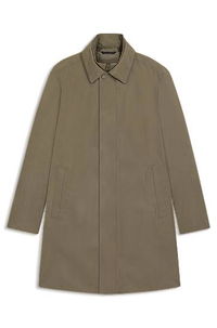 waterproof coat with detachable bib