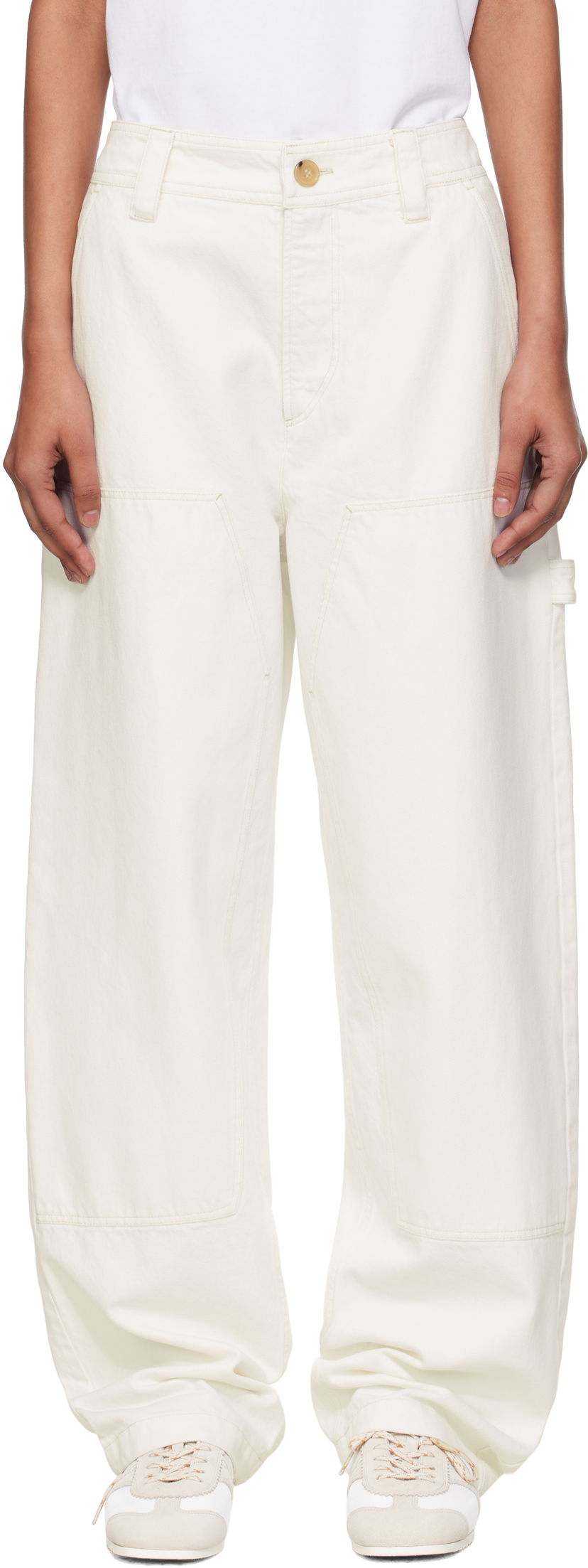 Cargo housut A.P.C. A.P.C. Gustav Carpenter Pants Valkoinen | COGZV-M08484