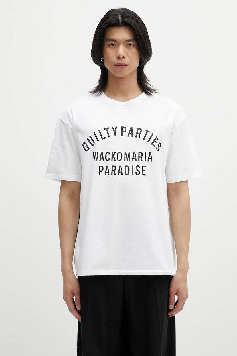 T-paita WACKO MARIA Wacko Maria Paradise Printed T-Shirt Valkoinen | 25SS.WMT.WT10