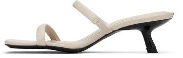 Kengänhoito Anine Bing ANINE BING Hilda Two-Strap Kitten Heel Mules Beige | A-14-11101-IVY17, 2