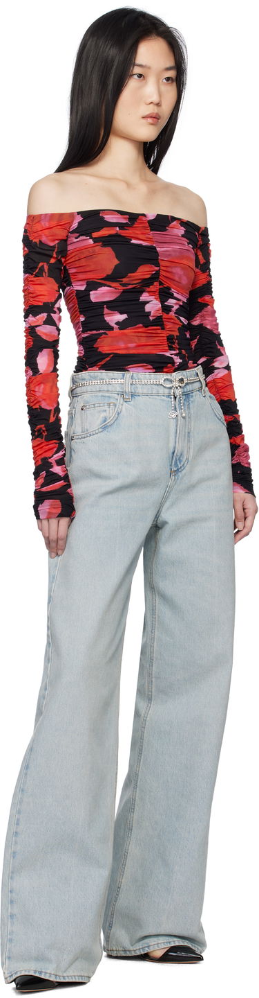 Tankkitoppi Blumarine Blumarine Printed Jersey Draped Top Monivärinen | P522C361A, 4