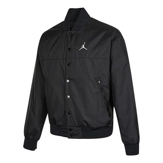 Bomber-takki Jordan Air Jordan Baseball Collar Jacket Musta | DJ0878-010