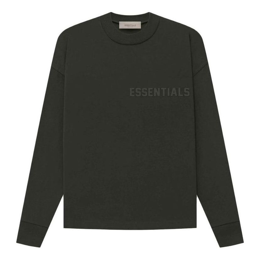 Villapaita Fear of God Essentials Long Sleeve T-Shirt Vihreä | FOG-SS23-076