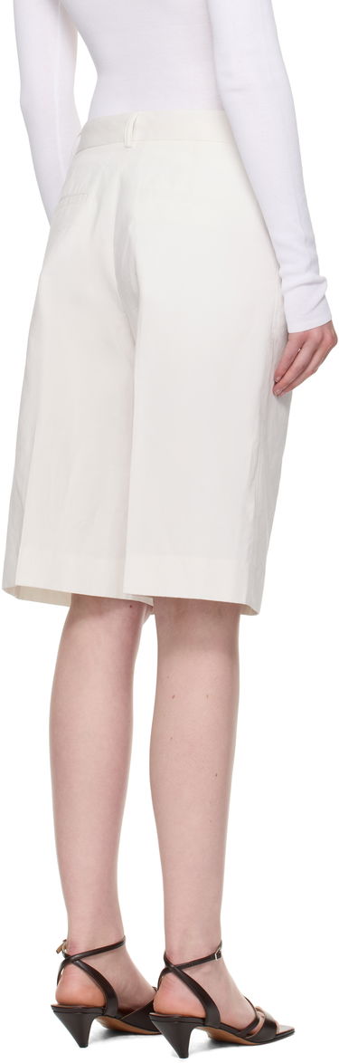 Shortsit TOTEME TOTEME Tailored Shorts Valkoinen | 253-WRB0285-FB0425, 2