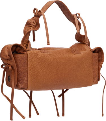 Käsilaukku Acne Studios Acne Studios Multipocket Grained Leather Bag Ruskea | A10425-, 4