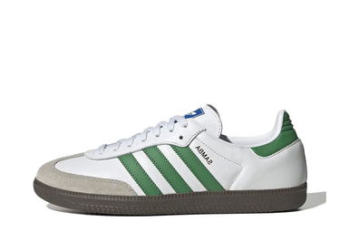 Tennarit ja kengät adidas Originals Samba OG White Green Valkoinen | IG1024, 3