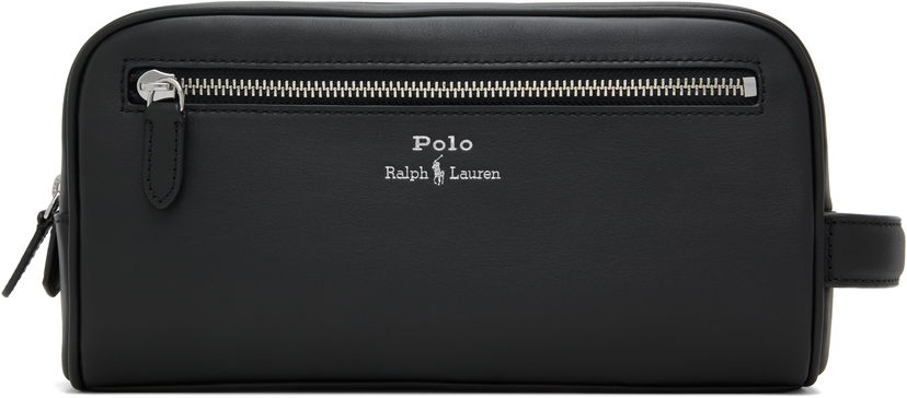 Matkalaukku Polo by Ralph Lauren Ralph Lauren Leather Travel Pouch Musta | 405963262001