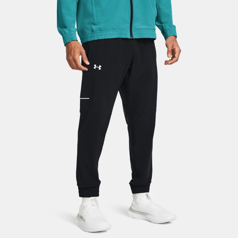 Housut ja farkut Under Armour Zone Hose aus Webstoff für Herren Schwarz / Schwarz / Weiß L Musta | 1383401-001
