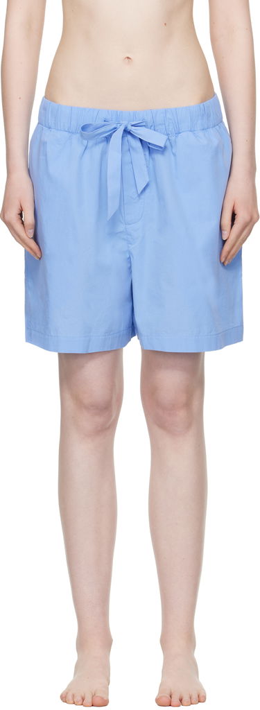 Pyjama TEKLA Tekla Poplin Pyjama Shorts Sininen | PPL-SHORTS-346, 0