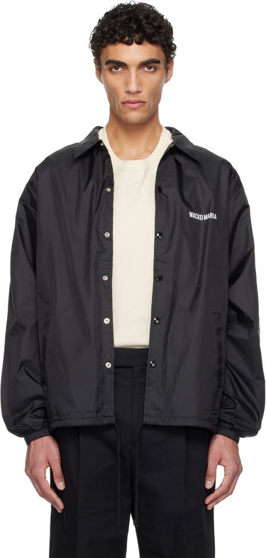 Tuulitakki WACKO MARIA WACKO MARIA Coach Jacket Musta | 25SSE-WMO-BL05, 0