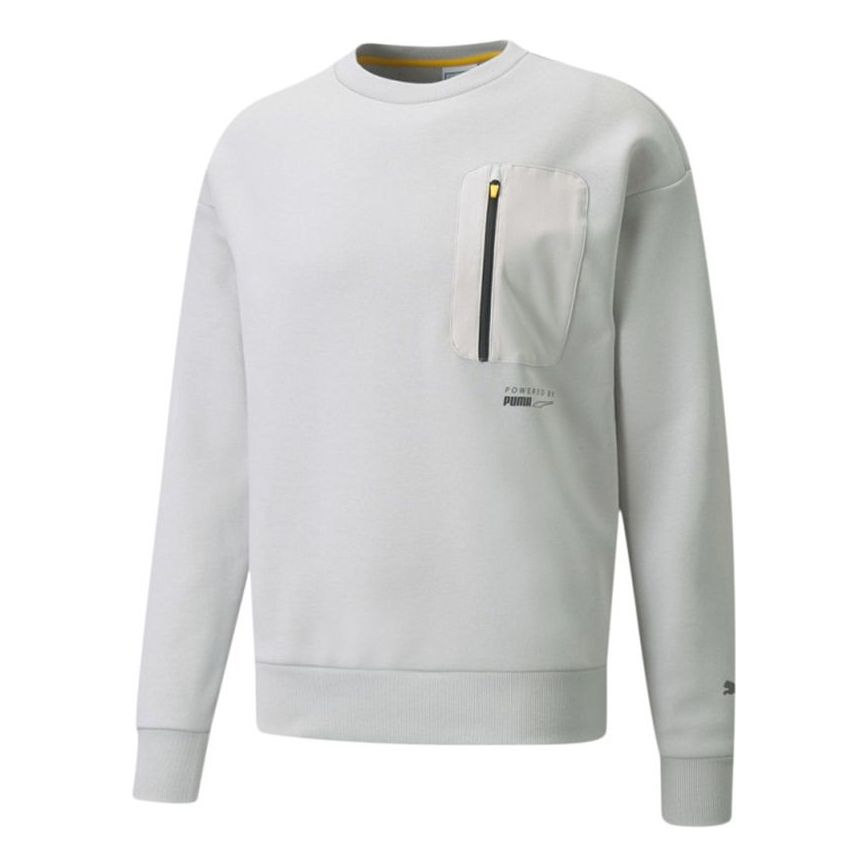 Villapaita Puma Protec.t Crew Pullover with Zipper Pocket Harmaa | 534404-09, 0