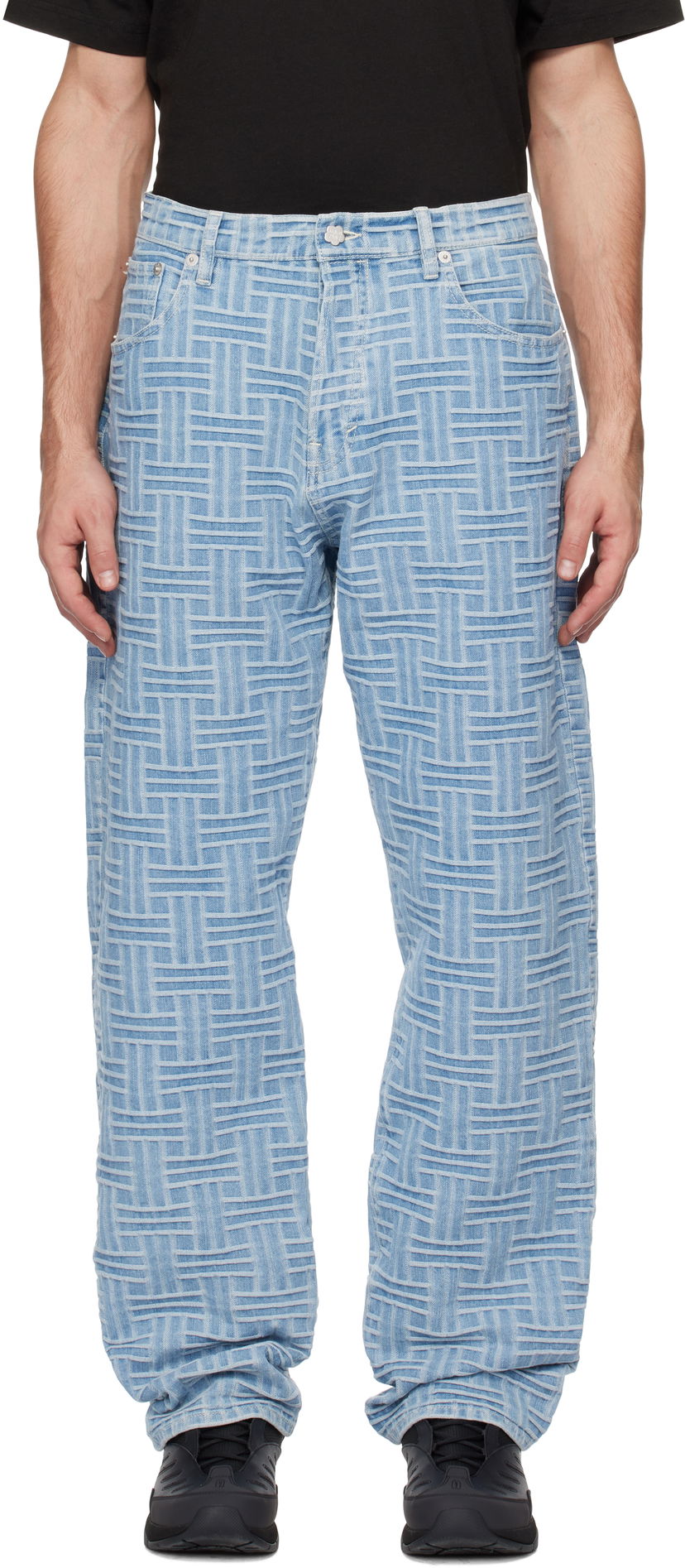 Jeans KENZO Weave Botan Loose Fit Jeans Sininen | FF55DP4106J4