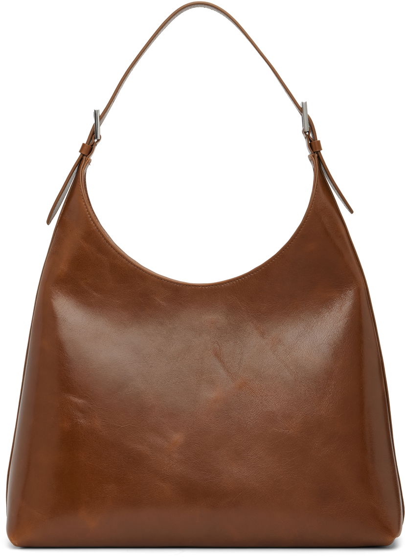 Olkalaukku BY FAR BY FAR Camryn Shoulder Bag Ruskea | MWBSB058CL038BR024PL