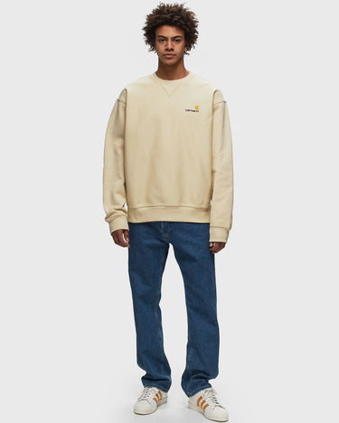 Huppari Carhartt WIP American Script Sweatshirt "Buckeye" Ruskea | I025475_BV_XX, 3