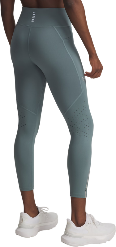 Leggingsit Under Armour Launch Ankle Tights with Perforated Panels and Reflective Detail Turkoosi | 1369771-587, 2