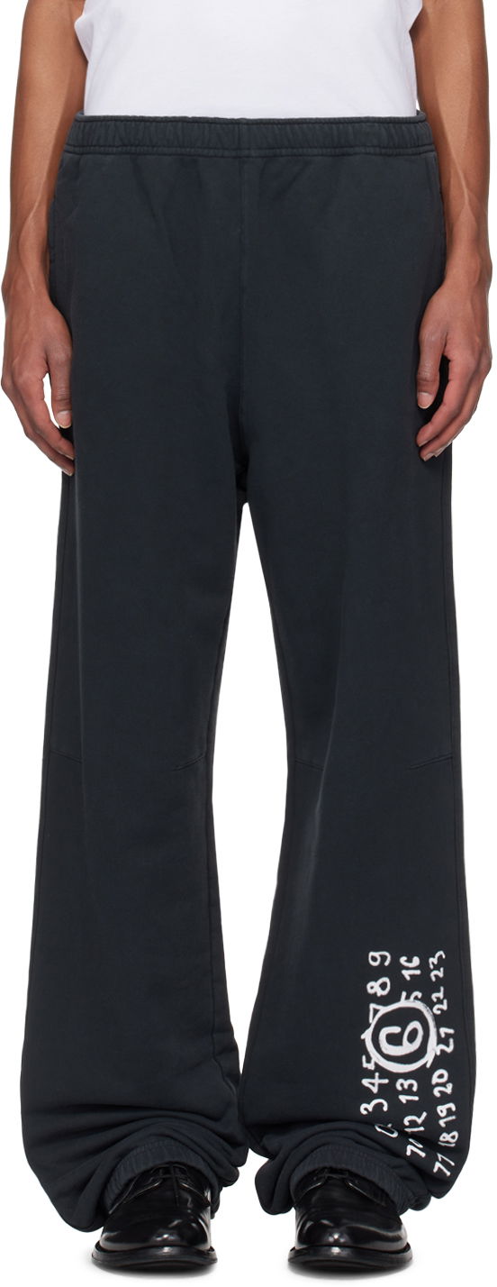 Verryttelyhousut Maison Margiela Numeric Sweatpants Musta | SH2KA0022 M25004