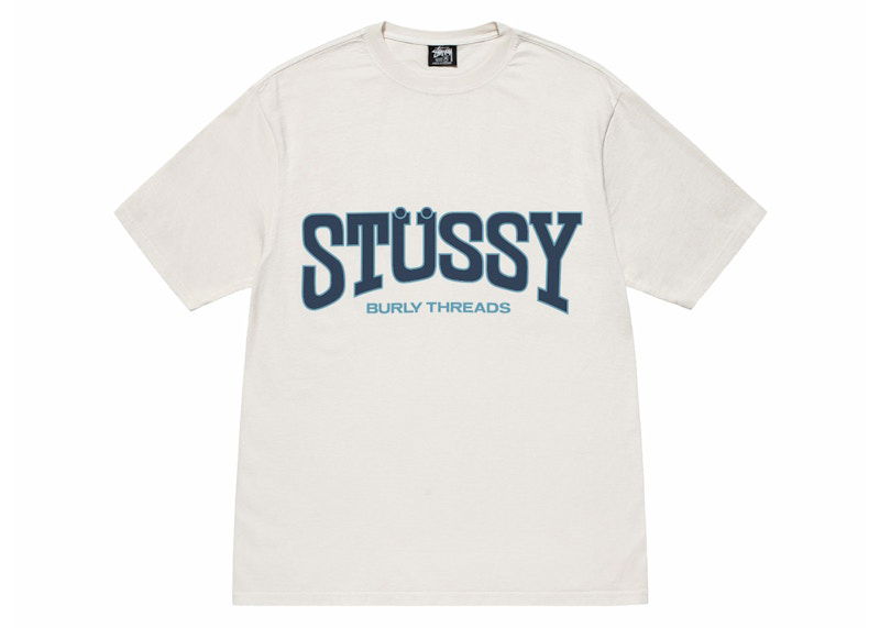 T-paita Stüssy Threads Pigment Dyed T-Shirt Valkoinen | 1905027