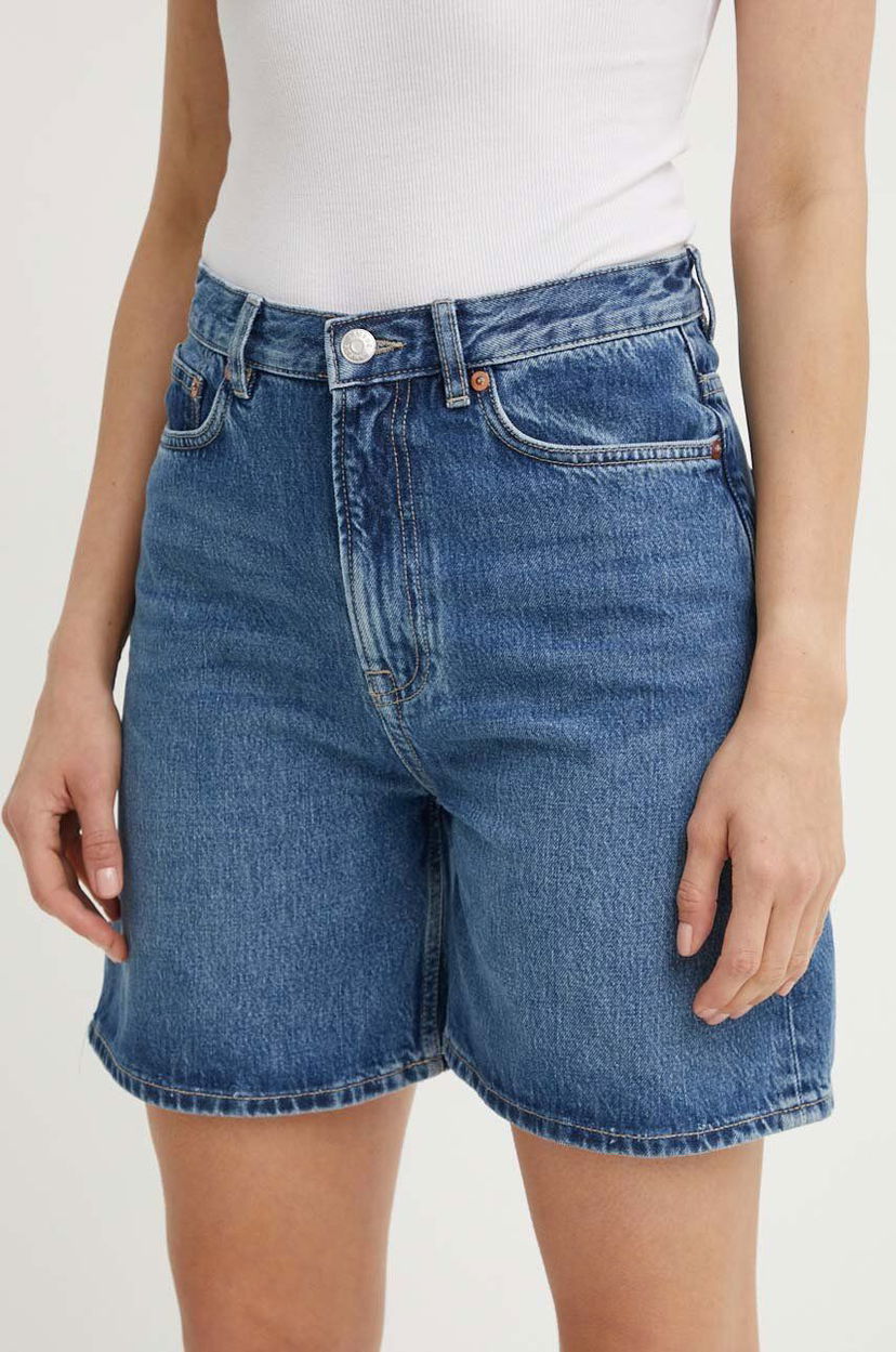 Shortsit Samsoe Samsoe Samsoe Samsoe SASHELLY High Waist Shorts Sininen | F24200011
