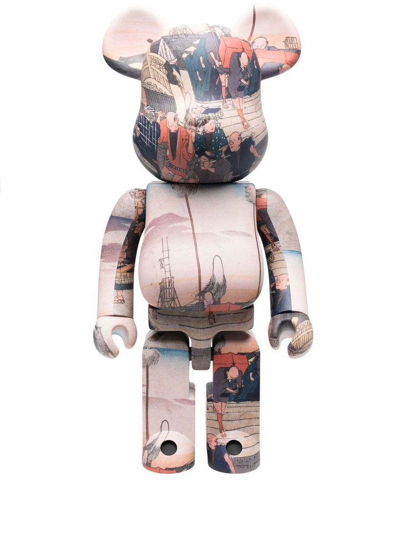 Keräilykelpoinen Medicom Toy Be@rbrick 1000% Utagawa Hiroshige figure - Brown Beige | BBRACK1000HIRO519481247