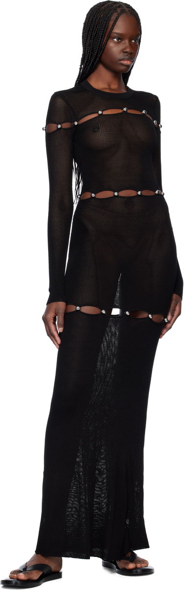 Mekko ISABEL MARANT Isabel Marant Elmire Maxi Dress Musta | RO0810FA-C2L01I, 3