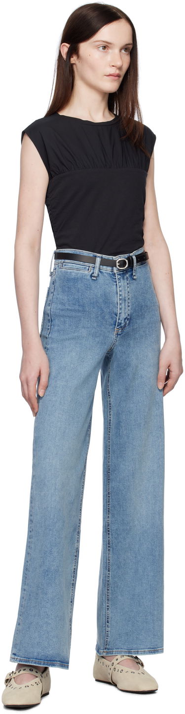 Tankkitoppi rag & bone Rag & Bone Mica Banded Top Musta | WCC24HT009M409, 3