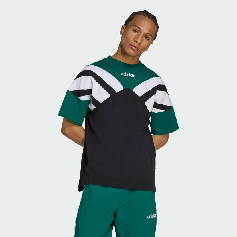 T-paita adidas Performance Archive Cutline T-Shirt Musta | JX3075