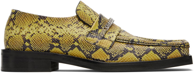 Tennarit ja kengät Martine Rose Martine Rose Square Toe Loafers with Chain Keltainen | 1026LE02309M