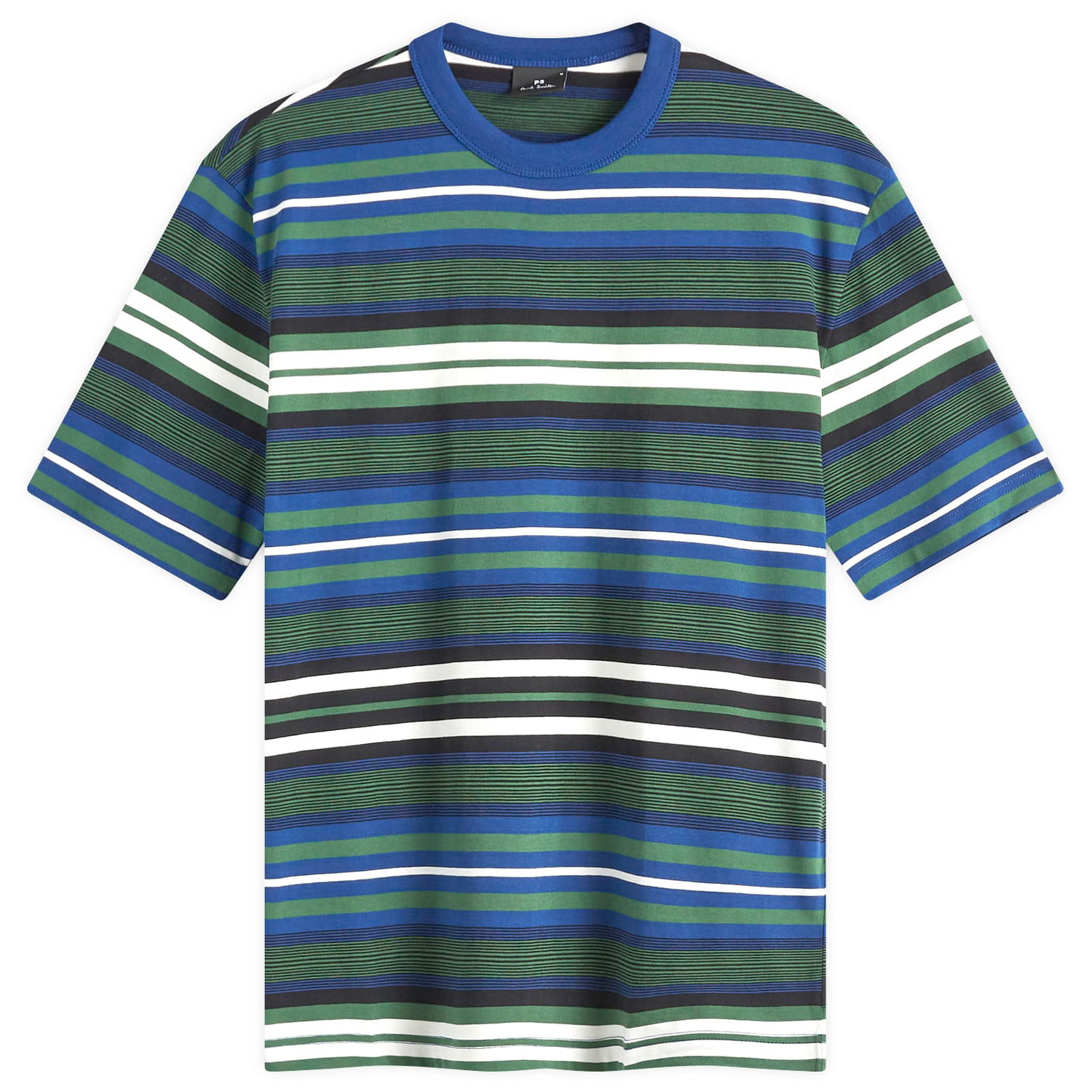 T-paita Paul Smith Paul Smith Multi Stripe T-Shirt, Size Large Monivärinen | M2R-220X-P22271-45, 0