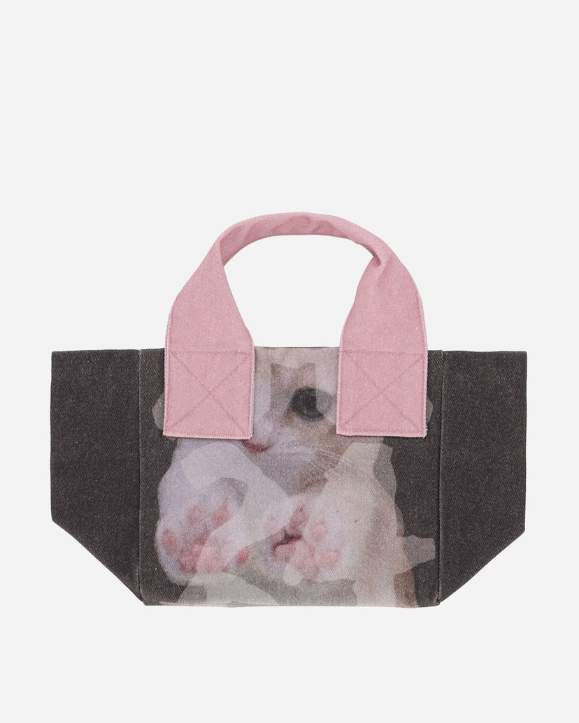 Kangaskassi Ottolinger Mini Tote Bag with Cat Print Vaaleanpunainen | 128-900328-01 PRI