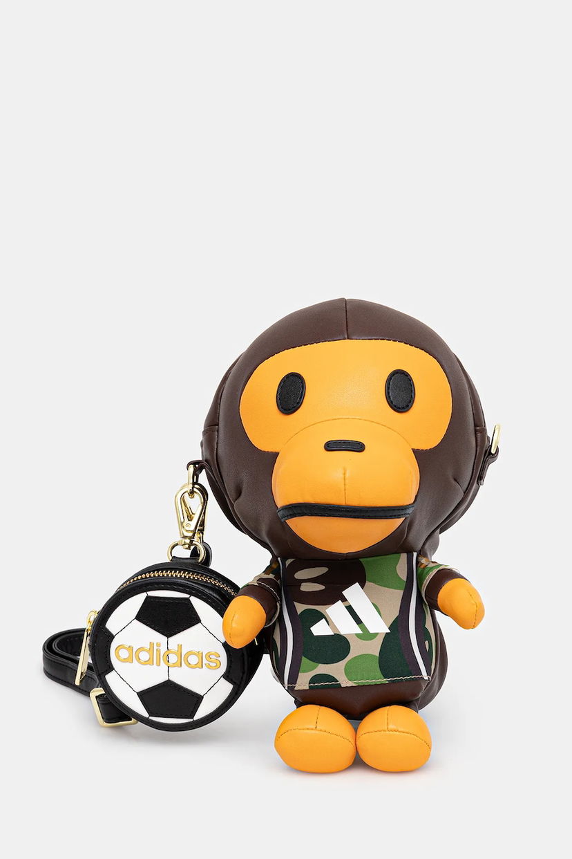 Käsilaukku adidas Originals adidas Originals BAPE MILO Plush Bag Musta | JZ7448