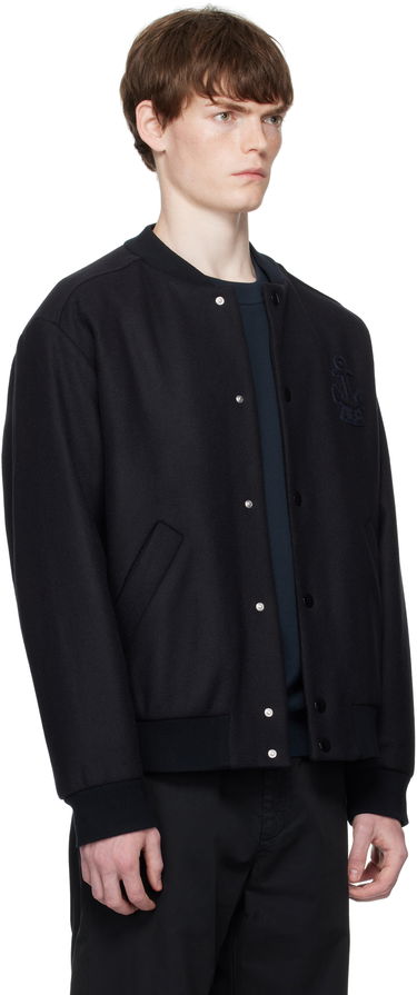 Bomber-takki A.P.C. A.P.C. Micka Wool Bomber Jacket Musta | WVBDE-M32010, 1