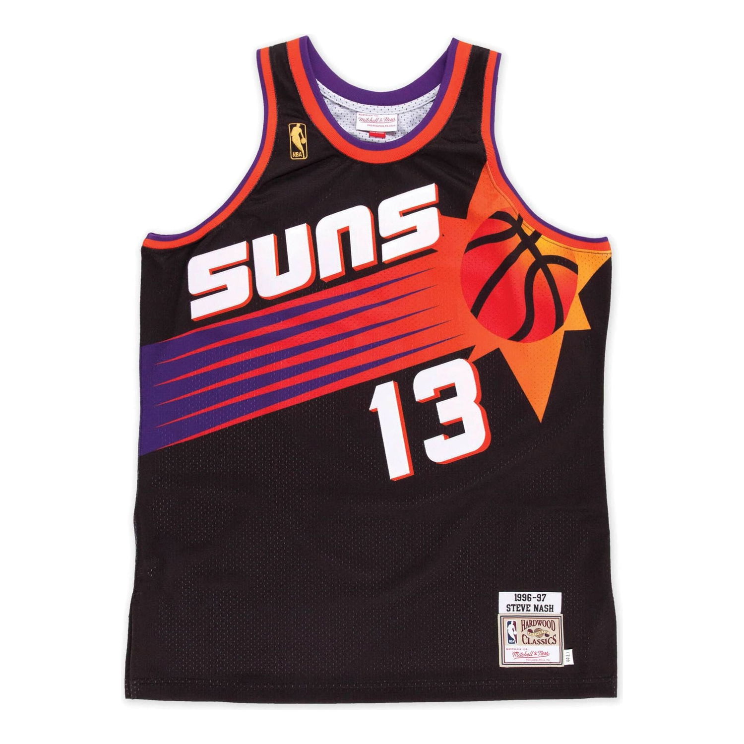 Tankkitoppi Mitchell & Ness NBA Phoenix Suns 1996-97 Steve Nash Road Jersey Musta | AJY4AC18074-PSUBLCK96SNA, 0