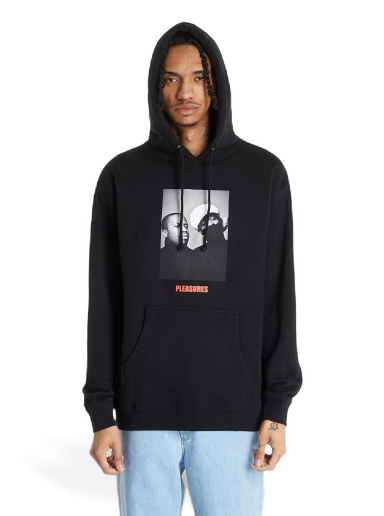 Huppari Pleasures Vocabulary Hoody Musta | P22SP060 Black