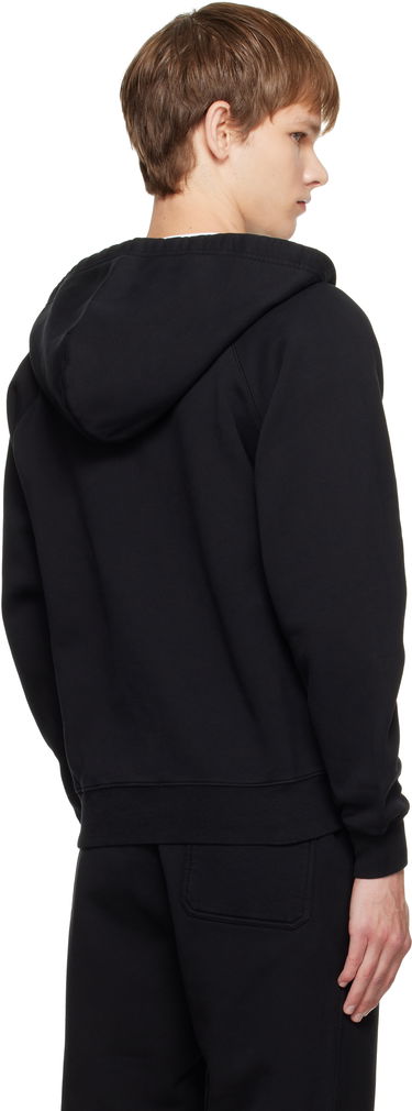 Huppari Tom Ford TOM FORD Cotton Zip Hoodie Musta | JDL010-JMC072, 2