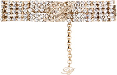 Rannerengas Blumarine Blumarine Rhinestone 'B' Choker Metallinen | P522W325A, 0