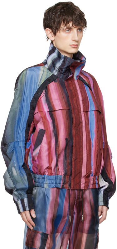 Bomber-takki Feng Chen Wang Feng Chen Wang Rainbow Track Jacket Monivärinen | FUS17JK28, 1