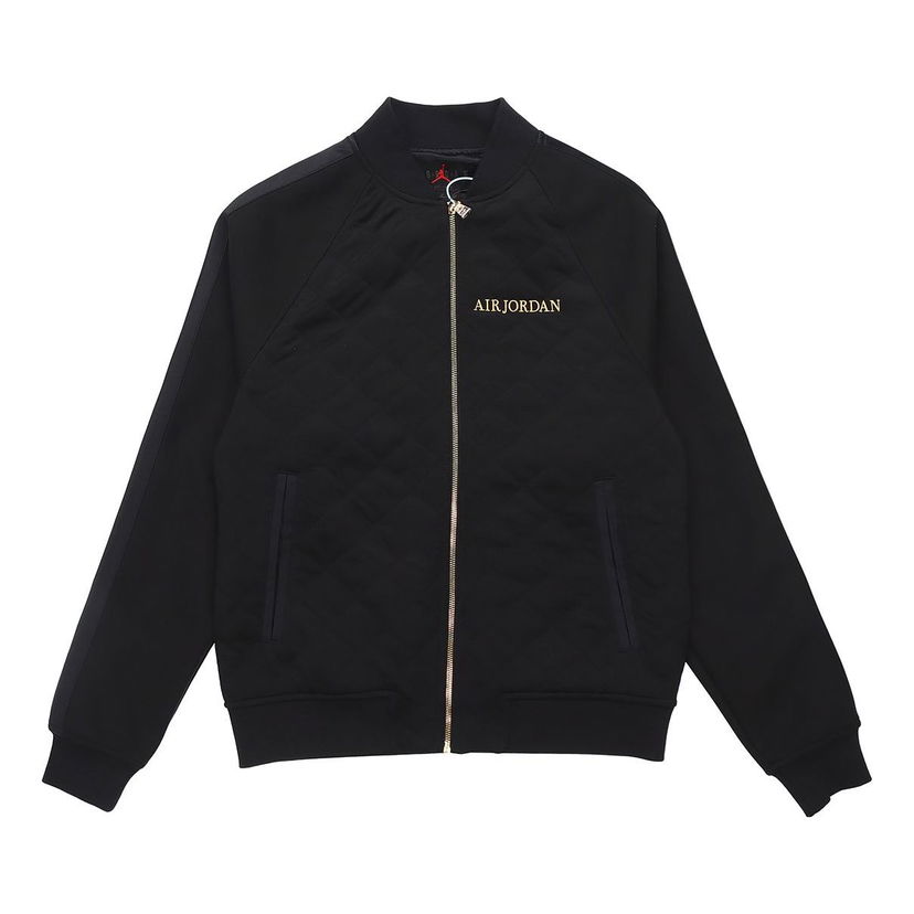 Bomber-takki Jordan Jordan Athleisure Stand Collar Jacket Musta | BQ5772-010