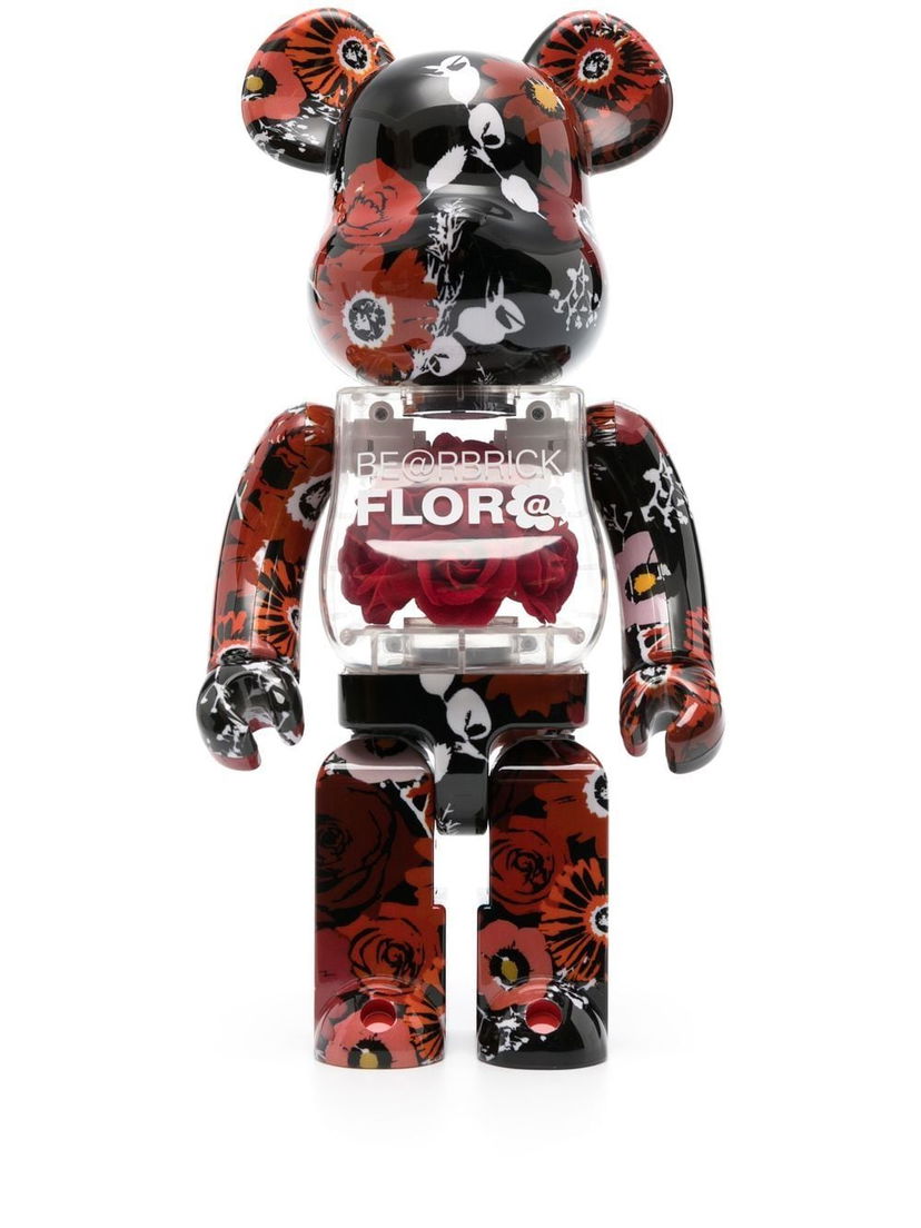 Keräilykelpoinen Medicom Toy Be@rbrick Flor@ 400％ figure - Black Ruskea | 453095660209718033905