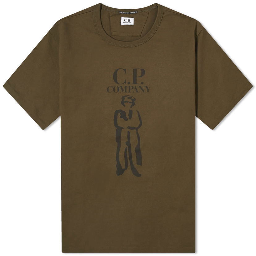 Jersey C.P. Company 30/2 Mercerized Jersey Twisted British Sailor T Ruskea | CMTS145A-006203W-683
